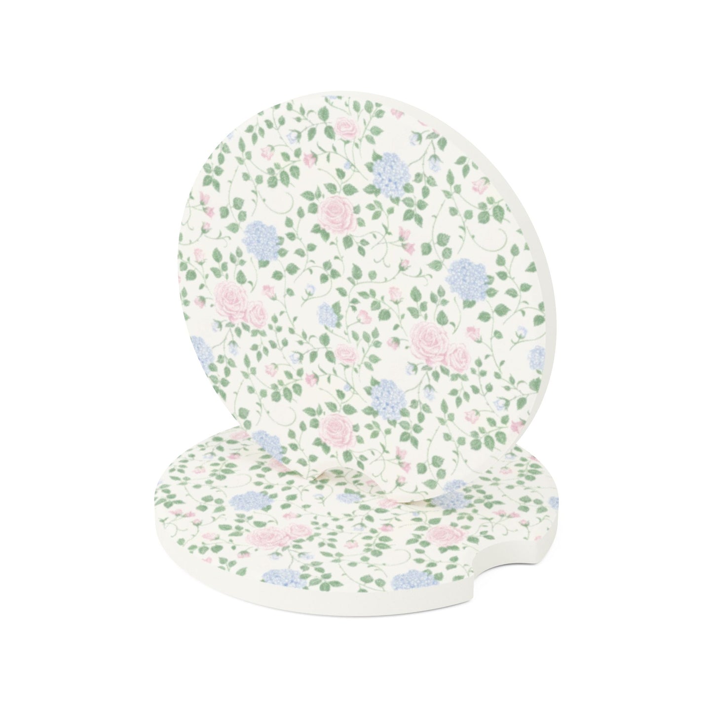 Flora Soapstone Car Coaster