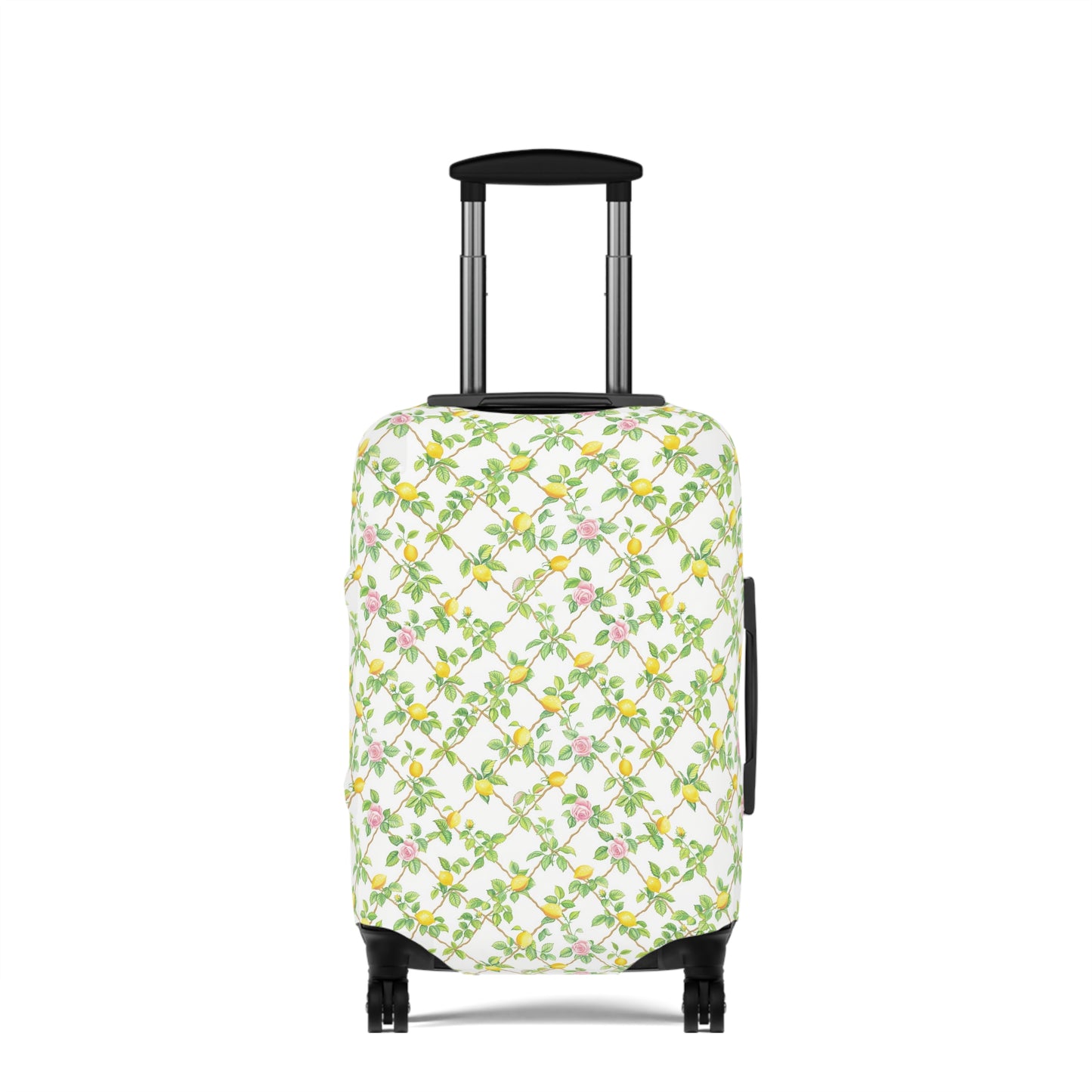 Lemon Lattice Suitcase Cover
