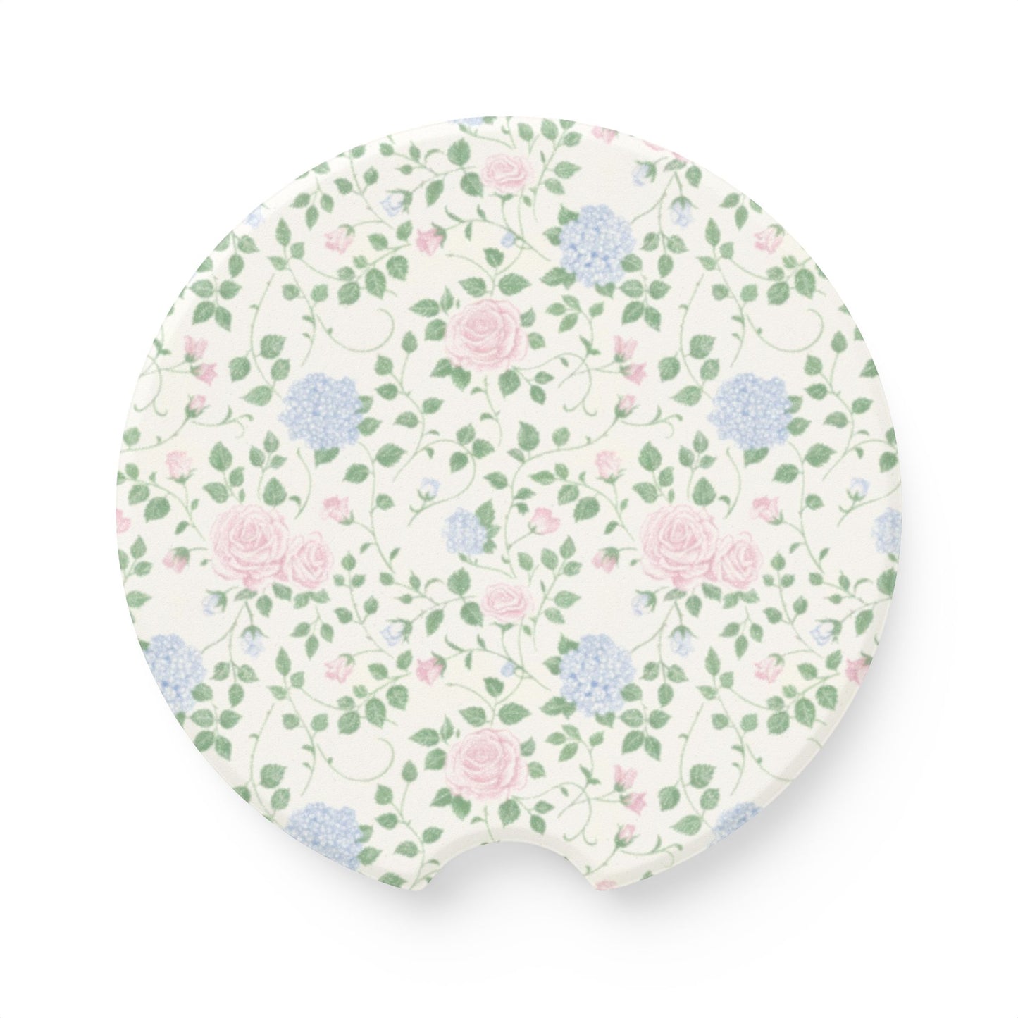 Flora Soapstone Car Coaster