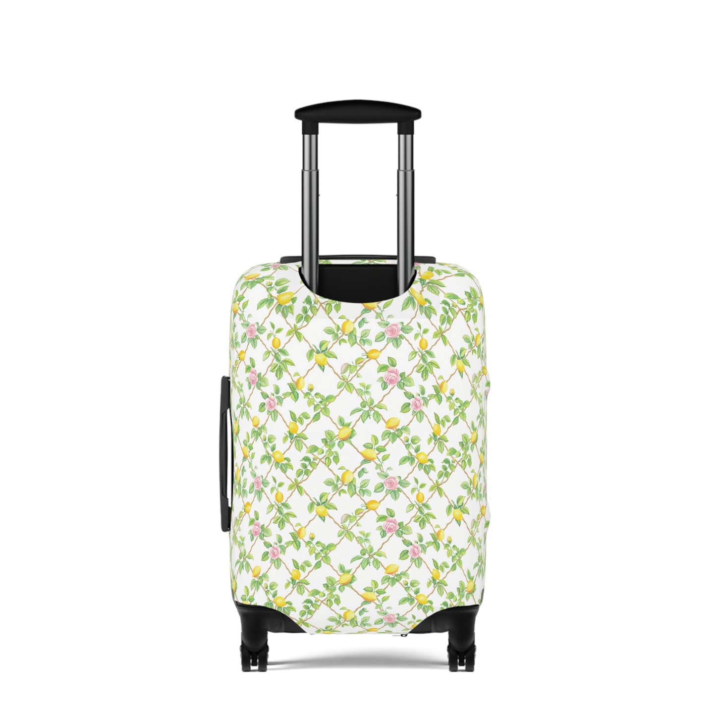 Lemon Lattice Suitcase Cover