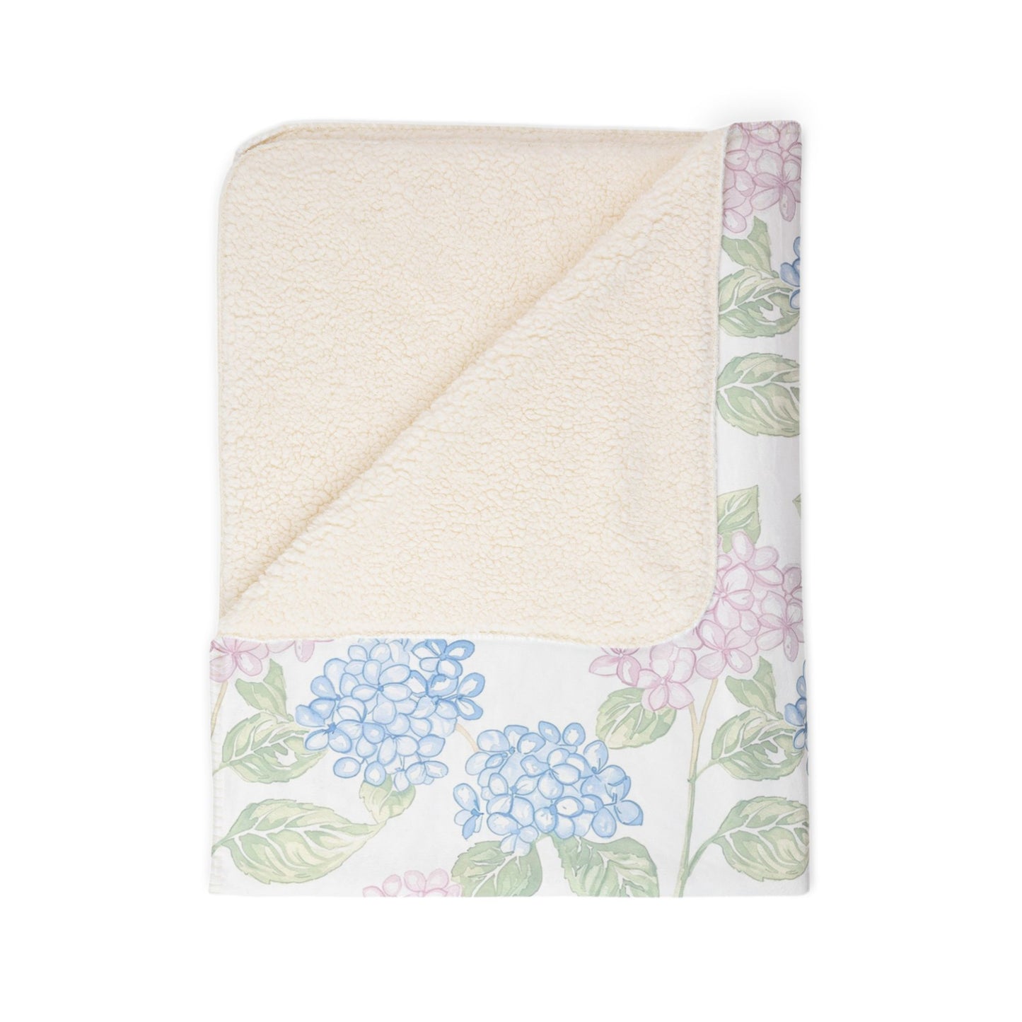 Frilly Floral Throw Blanket