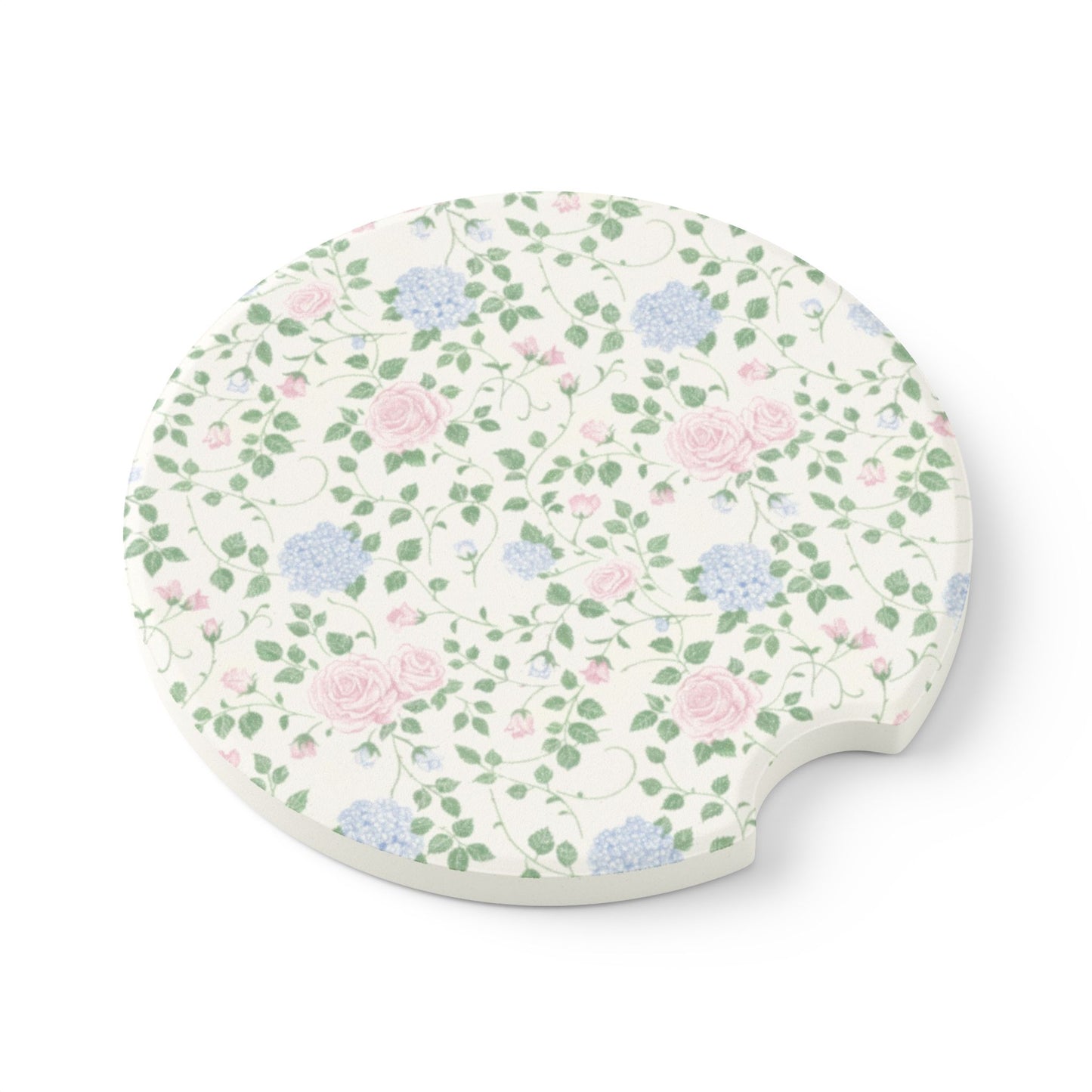Flora Soapstone Car Coaster