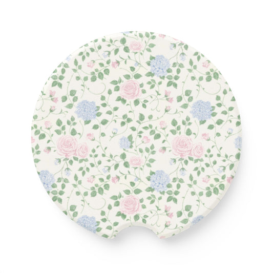 Flora Soapstone Car Coaster